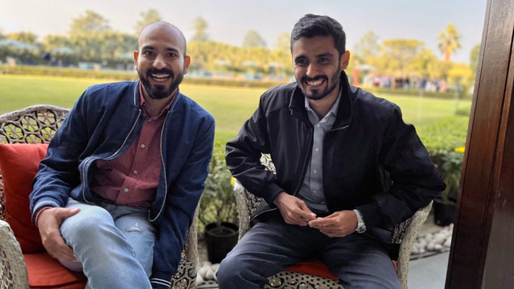 Evolve co-founders Rohan Arora and Anshul Kamath (right). (Photograph courtesy Evolve)